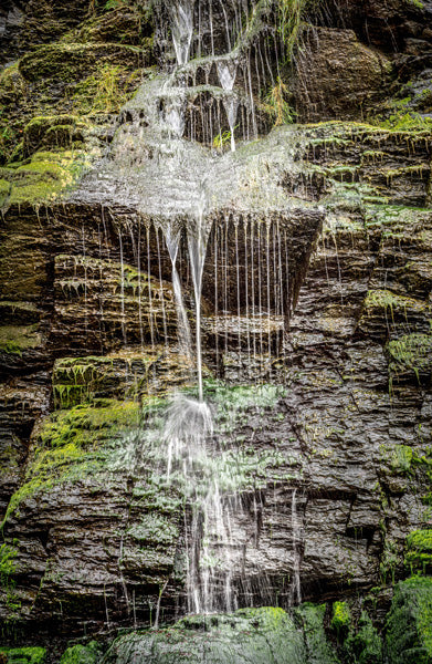 waterfall at druidstone