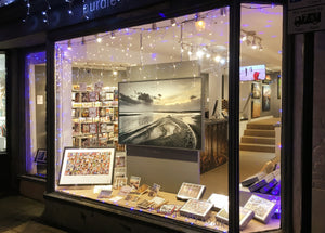 brand new print in the gallery window