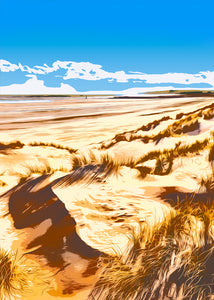 camber dunes graphic art print