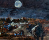 West Tenterden facing Rolvenden Moonlight 49x27cm  plus frame £395