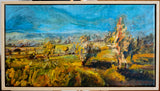 West Tenterden facing Rolvenden Sunshine 49x27cm  plus frame £395