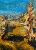 West Tenterden facing Rolvenden Sunshine 49x27cm  plus frame £395