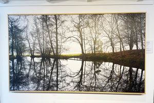 Dew Pond Tenterden 140x80cm Framed limited edition canvas print HALF PRICE