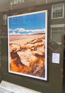 Camber Dunes  Graphic Art Print in Frame 95x70cm  HALF PRICE