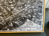 Map of Rye- 80x56cm signed limited edition canvas print HALF PRICE