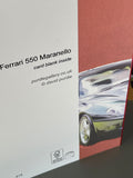 Ferrari 550 Maranello greeting card