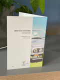 BMW E3 convertible greeting card