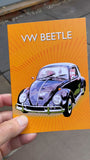VW Beetle greeting card