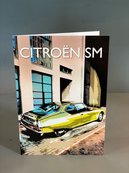 Citroen SM greeting card