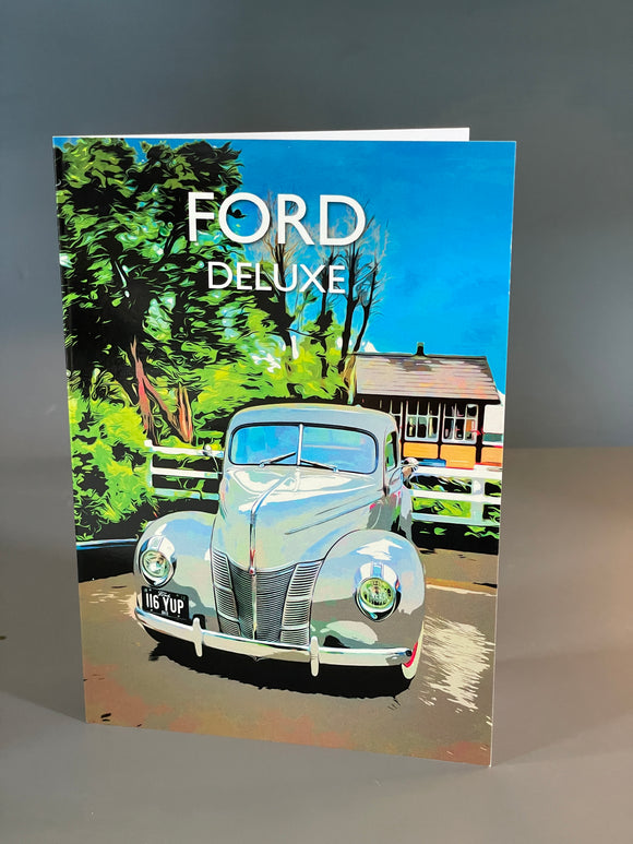 Ford Deluxe greeting card