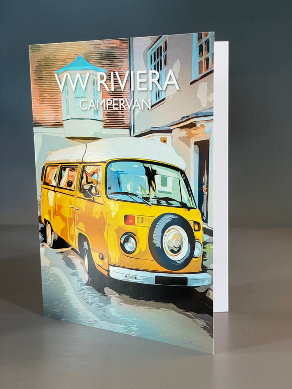 VW Riviera Campervan greeting card (Copy)