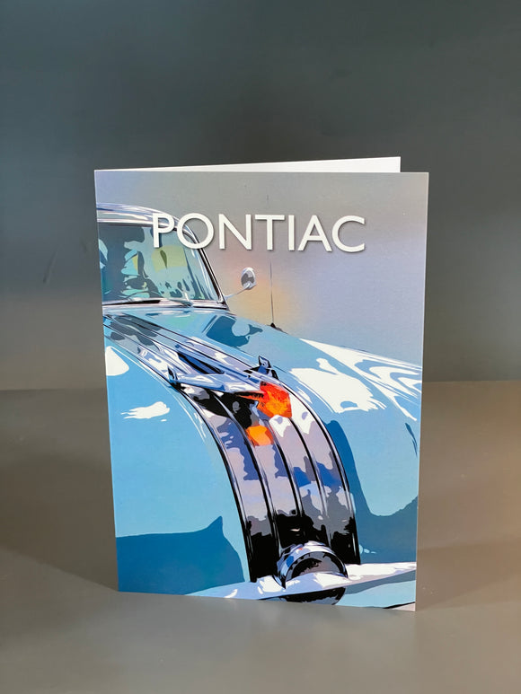 Pontiac Car greeting card