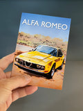 Alfa Romeo Car greeting card