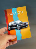VW golf greeting card