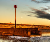 broomhill/camber sunset and moonrise
