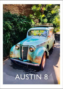 Austin 8 graphic poster by David Purdie