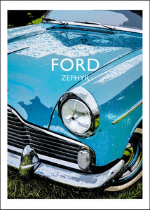 Ford Zephyr graphic poster by David Purdie