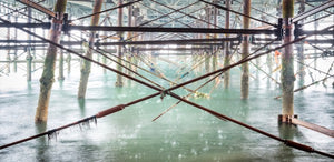 raindrops under hastings pier