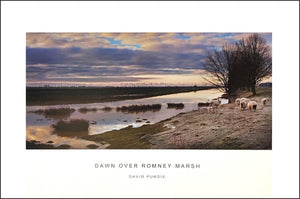 dawn over romney marsh poster