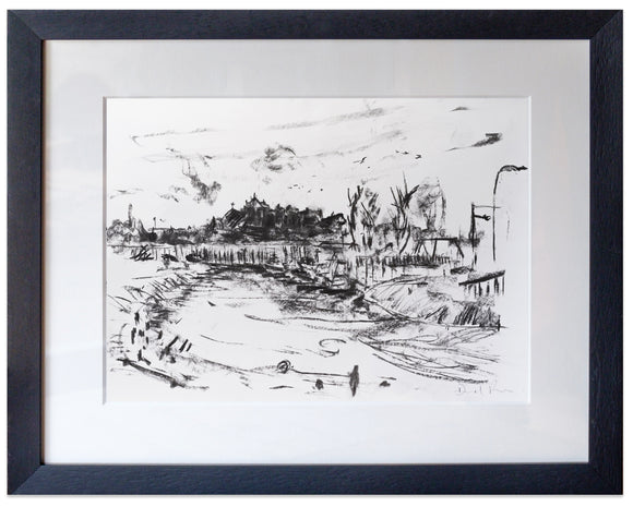 signed print of rye from the rother