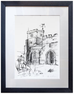 signed print of st george's ivychurch